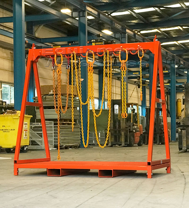 Rigging Storage Rack 1000kg 14 Hook Material Handling Equipment